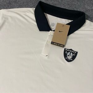 Nike Las Vegas Raiders Vapor Dri-FIT Polo Men’s 2XL UV Performance NWT